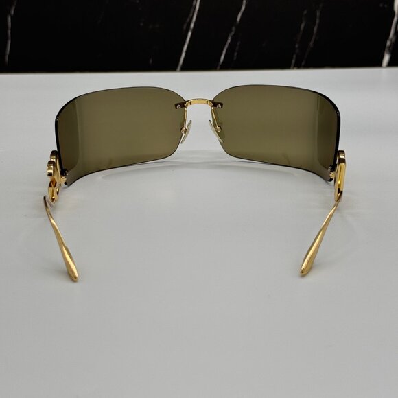 NEW DOLCE&GABBANA DG2319 02/5A GOLD SUNGLASSES DG2319 025A EYEWEAR - Picture 8 of 13